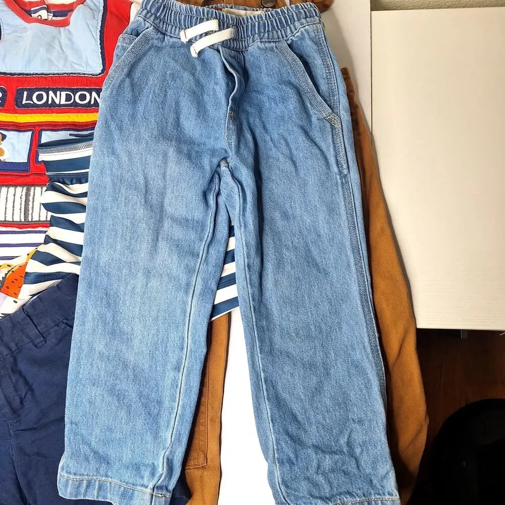 Boys 3-4/4-5 Clothing Lot Mini Boden Tea Janie & Jack Carhartt Outfits Overalls